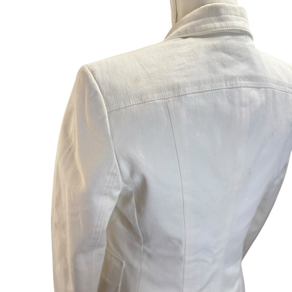 Burberry Off White Tie Close Blazer - Picture 6 of 15